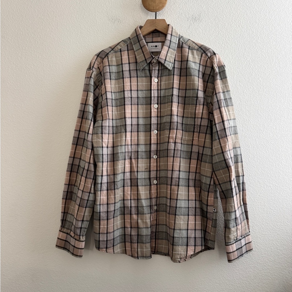 NN07 No Nationality Plaid Button Down Shirt